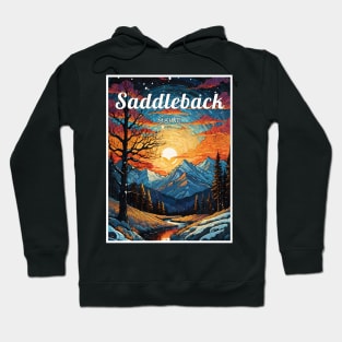 Saddleback maine usa ski Hoodie